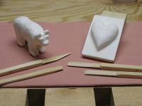 Bear, heart and tools